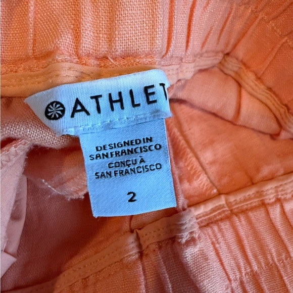ATHLETA Cabo Linen Jogger Pants Light Peach Casual Activewear Outdoor Women’s 2 - Picture 13 of 13